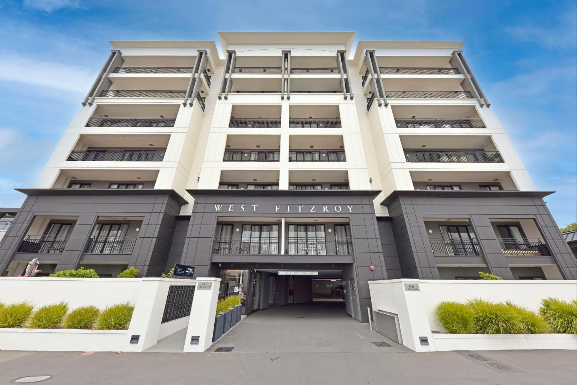 West Fitzroy Apartments Christchurch Exterior foto